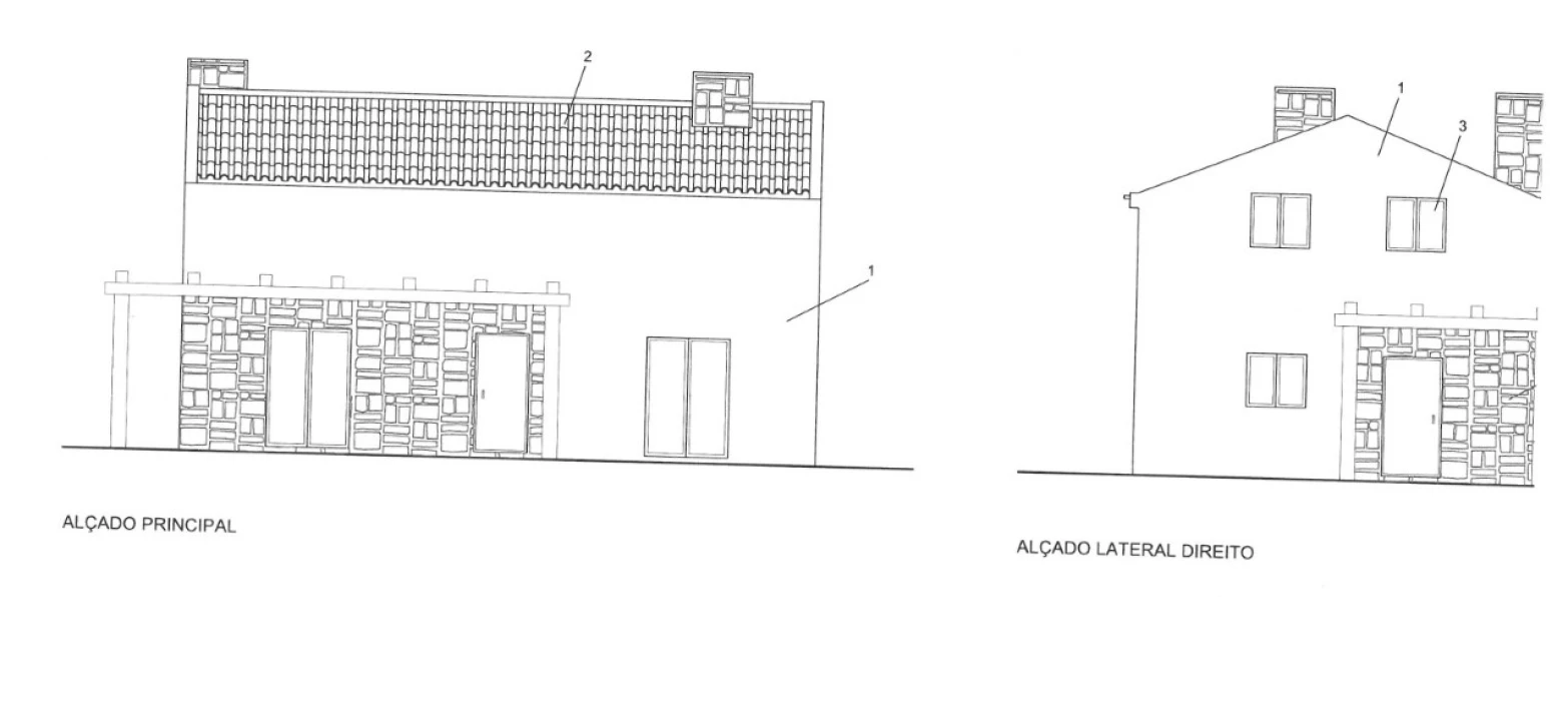 Moradia T2 para Venda em Silveira Planta 2