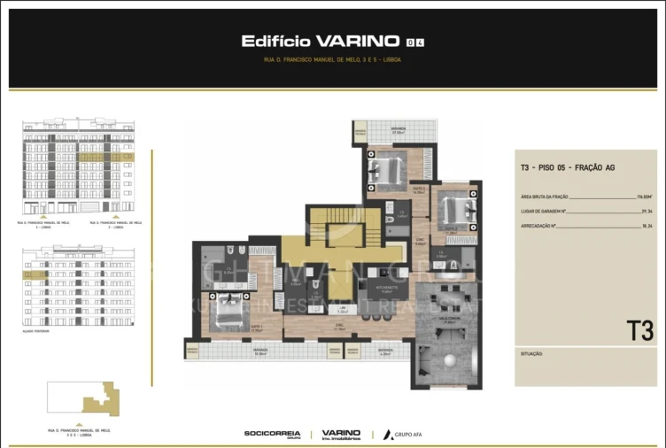 Apartamento T3 para Venda em Avenidas Novas Foto 29
