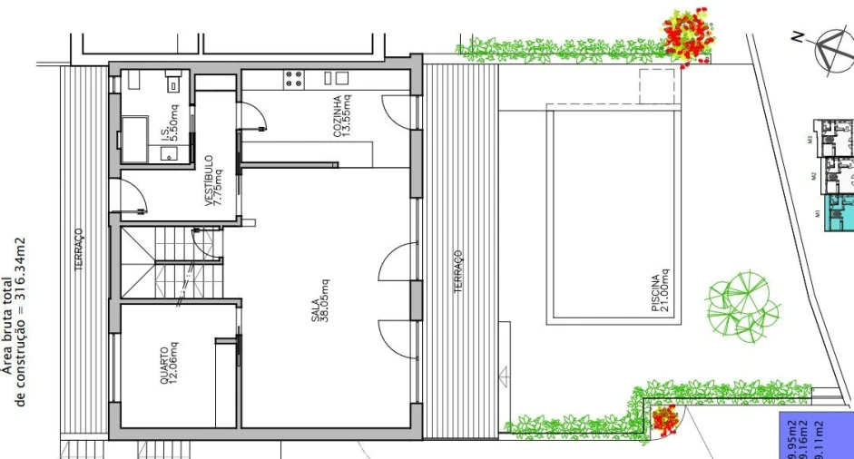 Moradia T4 para Venda em Alcabideche Foto 39