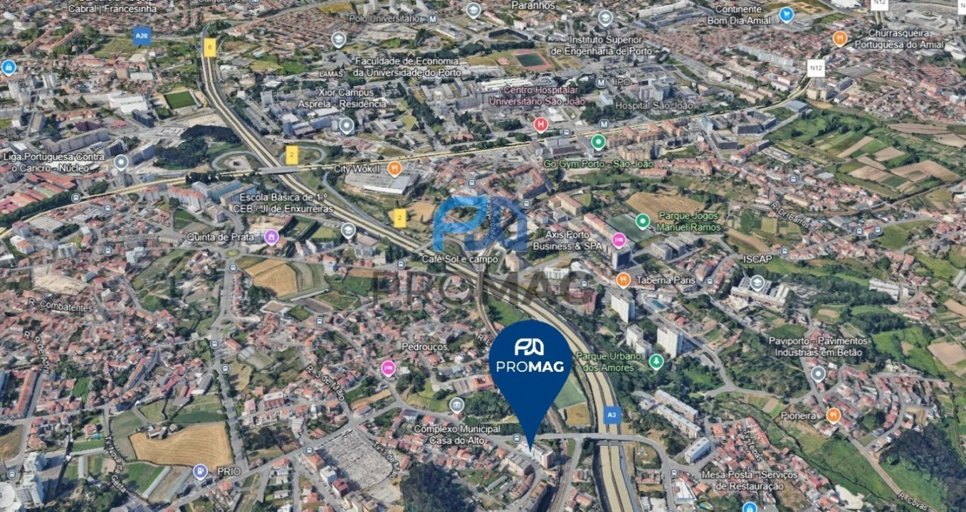 Apartamento T2 para Arrendamento em Pedrouços Foto 23