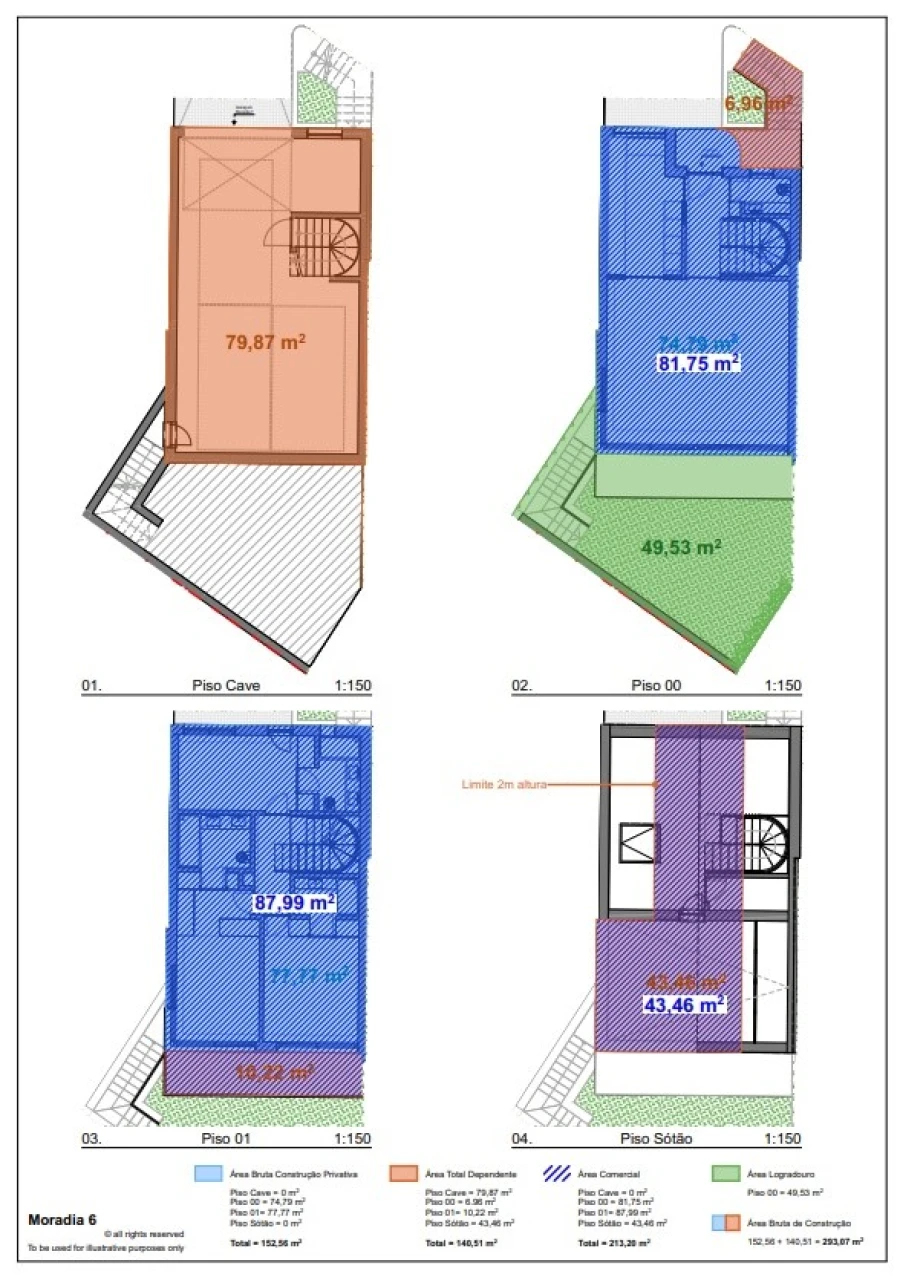Moradia T3 para Venda em Cascais e Estoril Planta 1