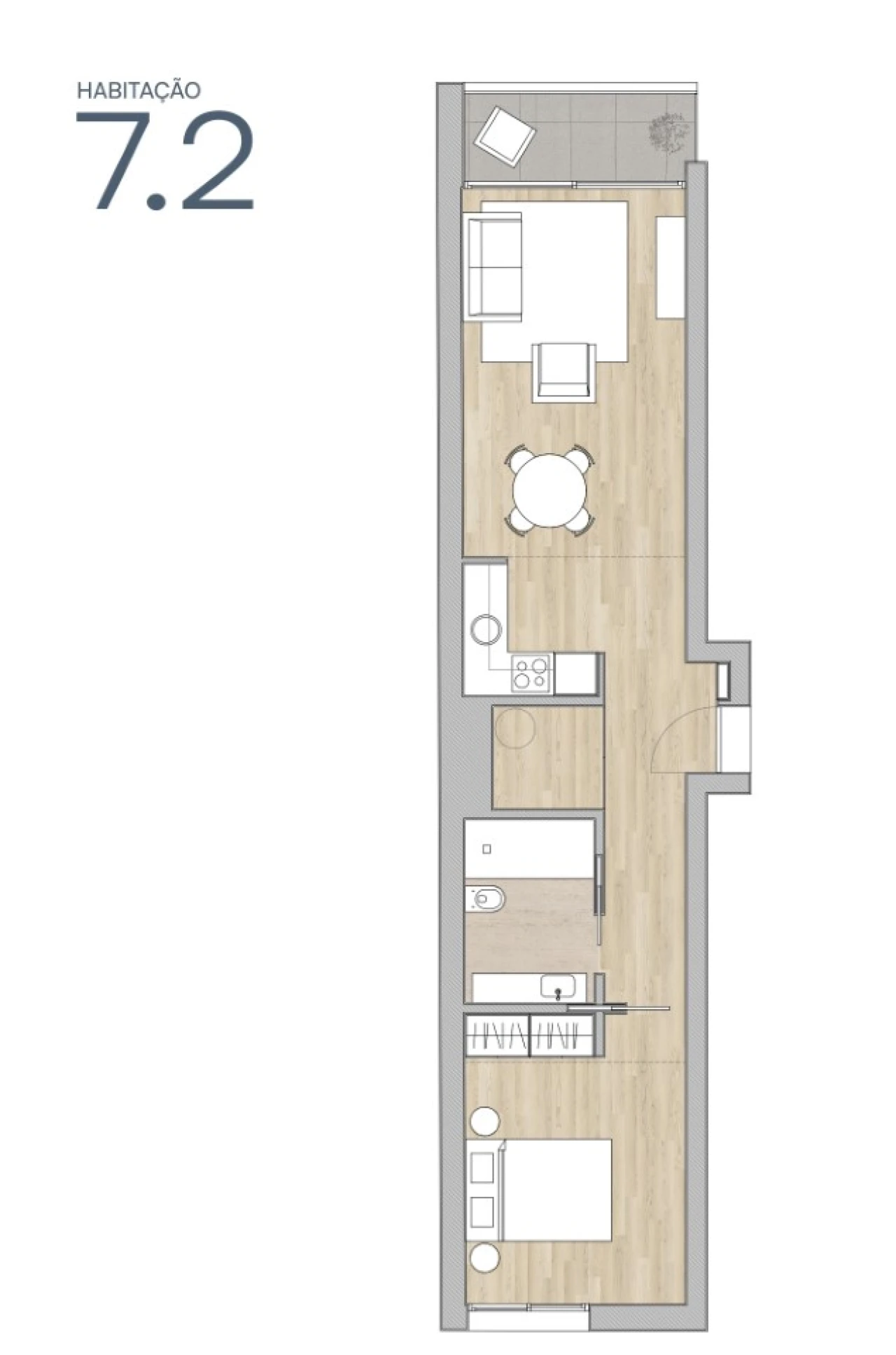 Apartamento T1 para Venda em Cedofeita, Santo Ildefonso, Sé, Miragaia, São Nicolau e Vitória Foto 9