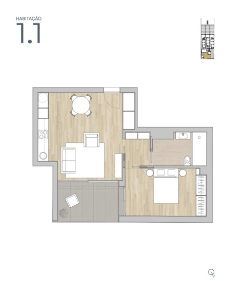 Apartamento T1 para Venda em Cedofeita, Santo Ildefonso, Sé, Miragaia, São Nicolau e Vitória