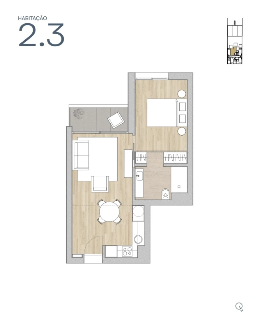 Apartamento T1 para Venda em Cedofeita, Santo Ildefonso, Sé, Miragaia, São Nicolau e Vitória Foto 8