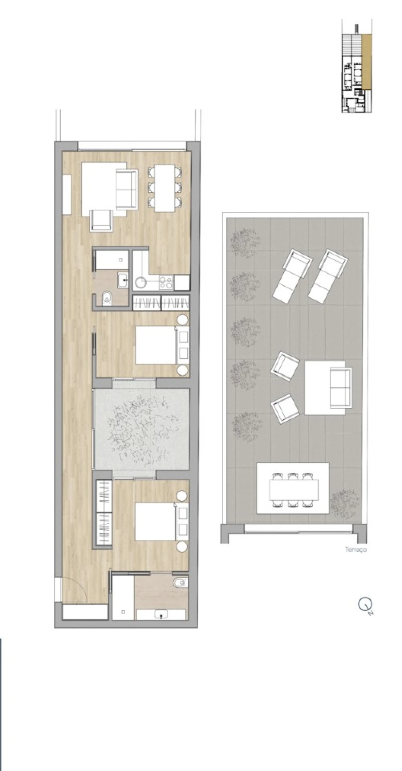Apartamento T2 para Venda em Cedofeita, Santo Ildefonso, Sé, Miragaia, São Nicolau e Vitória Foto 4