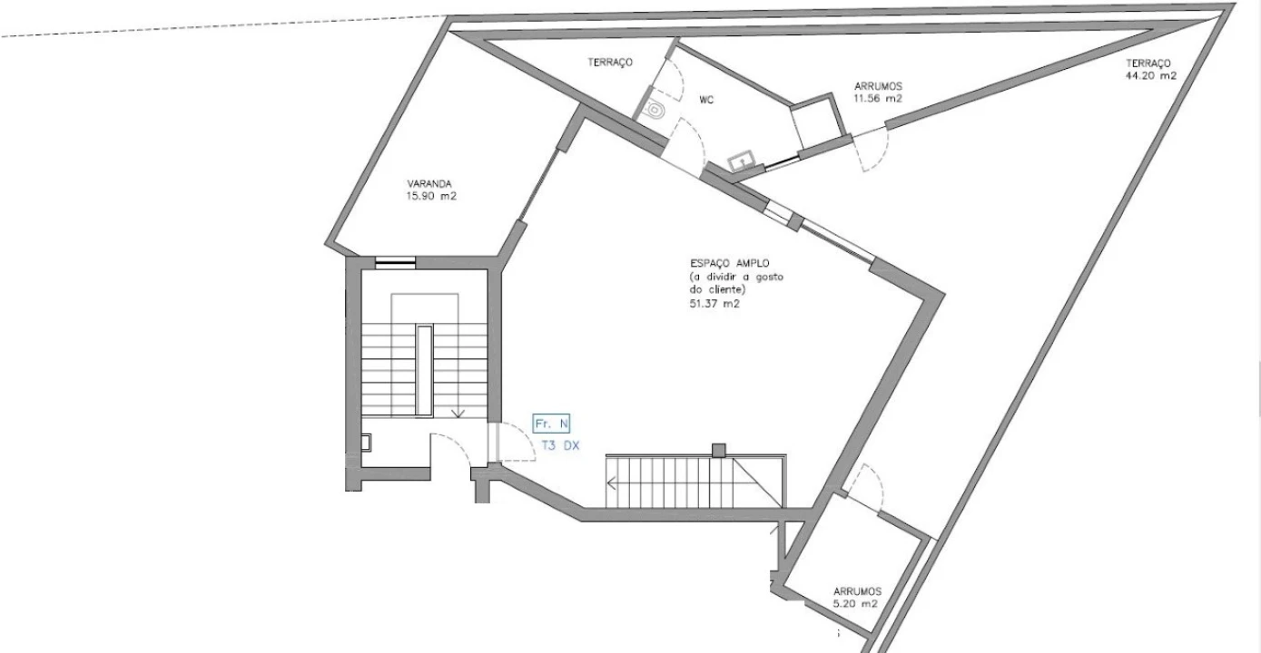 Apartamento T3 para Venda em Esgueira Planta 2