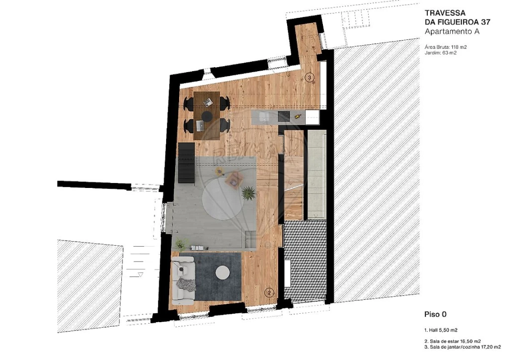 Apartamento T2 para Venda em Cedofeita, Santo Ildefonso, Sé, Miragaia, São Nicolau e Vitória Foto 29