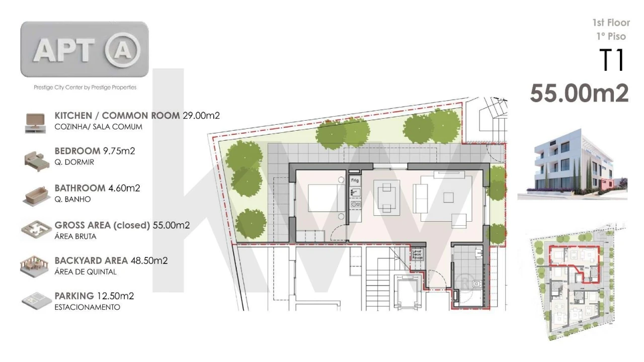 Apartamento T1 para Venda em Machico Foto 2
