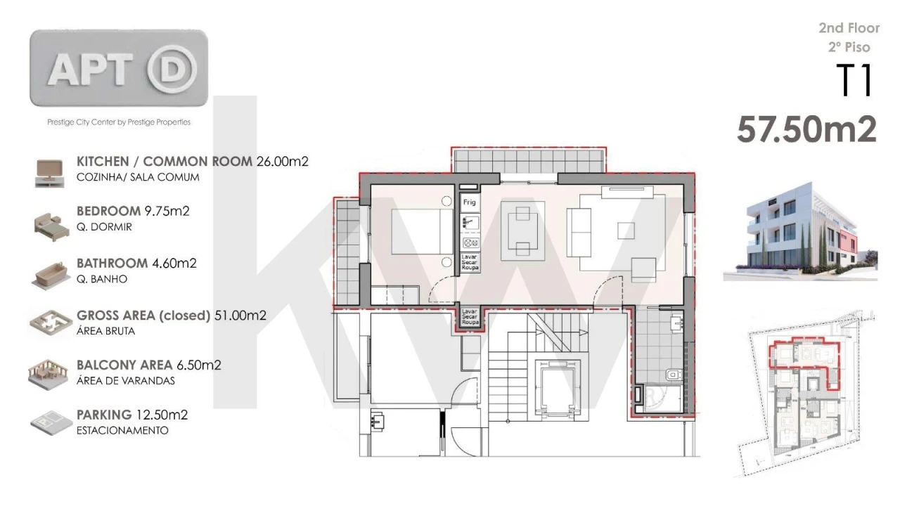 Apartamento T1 para Venda em Machico Foto 2