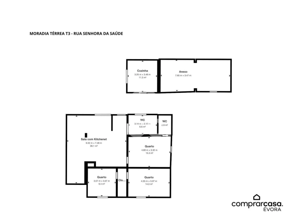 Moradia T3 para Venda em Malagueira e Horta das Figueiras Foto 8