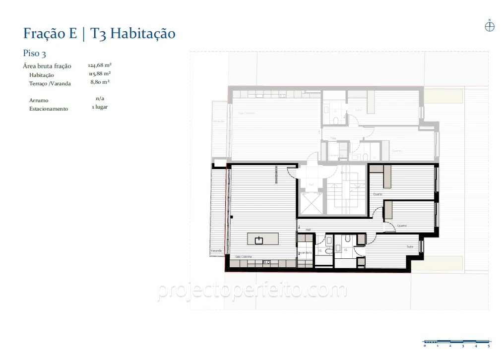 Apartamento T3 para Venda em Espinho Foto 9