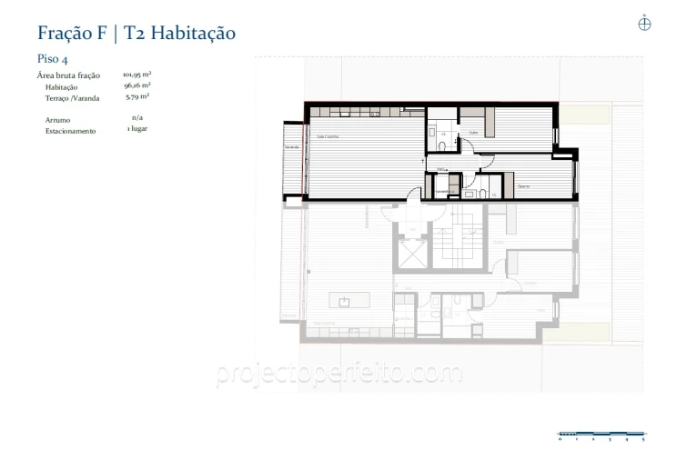 Apartamento T2 para Venda em Espinho Foto 9