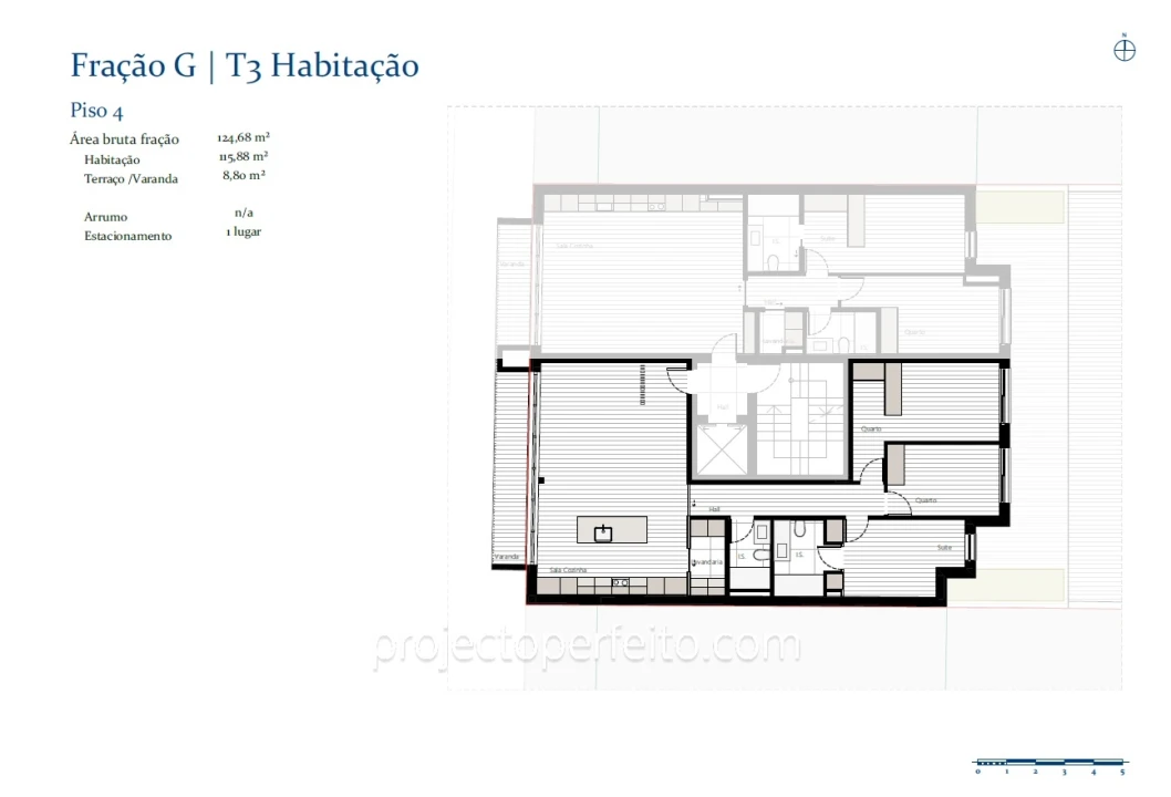 Apartamento T3 para Venda em Espinho Foto 9