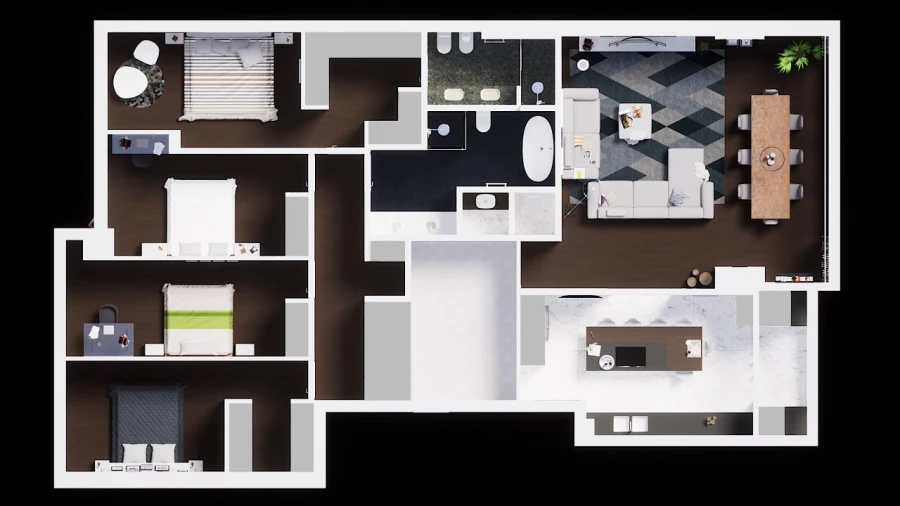 Apartamento T4 para Venda em Belém Planta 1