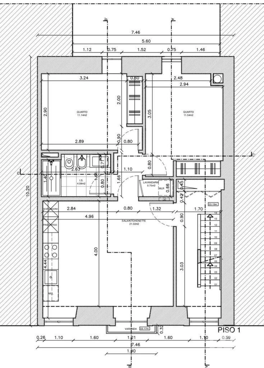 Apartamento T2 para Venda em São Vicente Foto 3