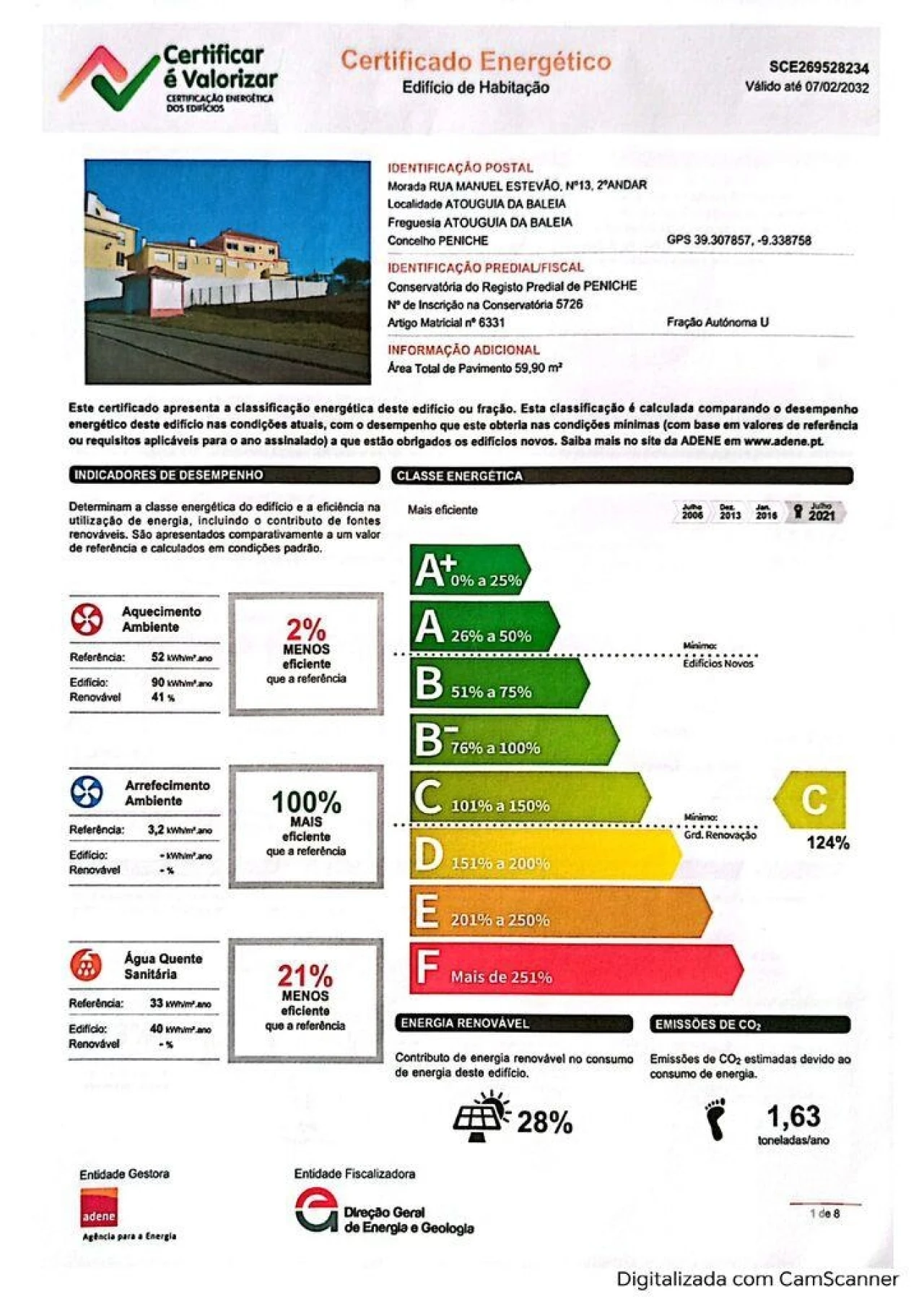 Apartamento T3 para Venda em Atouguia da Baleia Foto 28