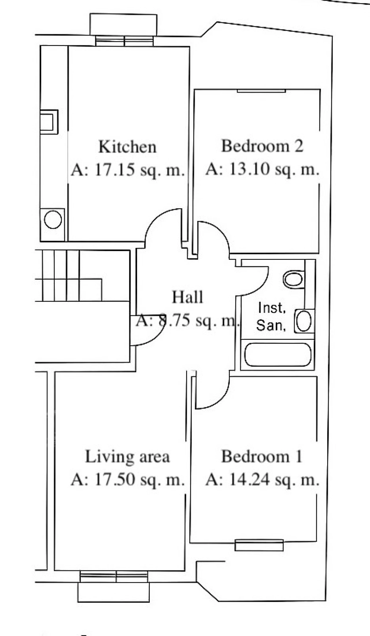 Apartamento T2 para Venda em Conceição e Cabanas de Tavira Foto 14