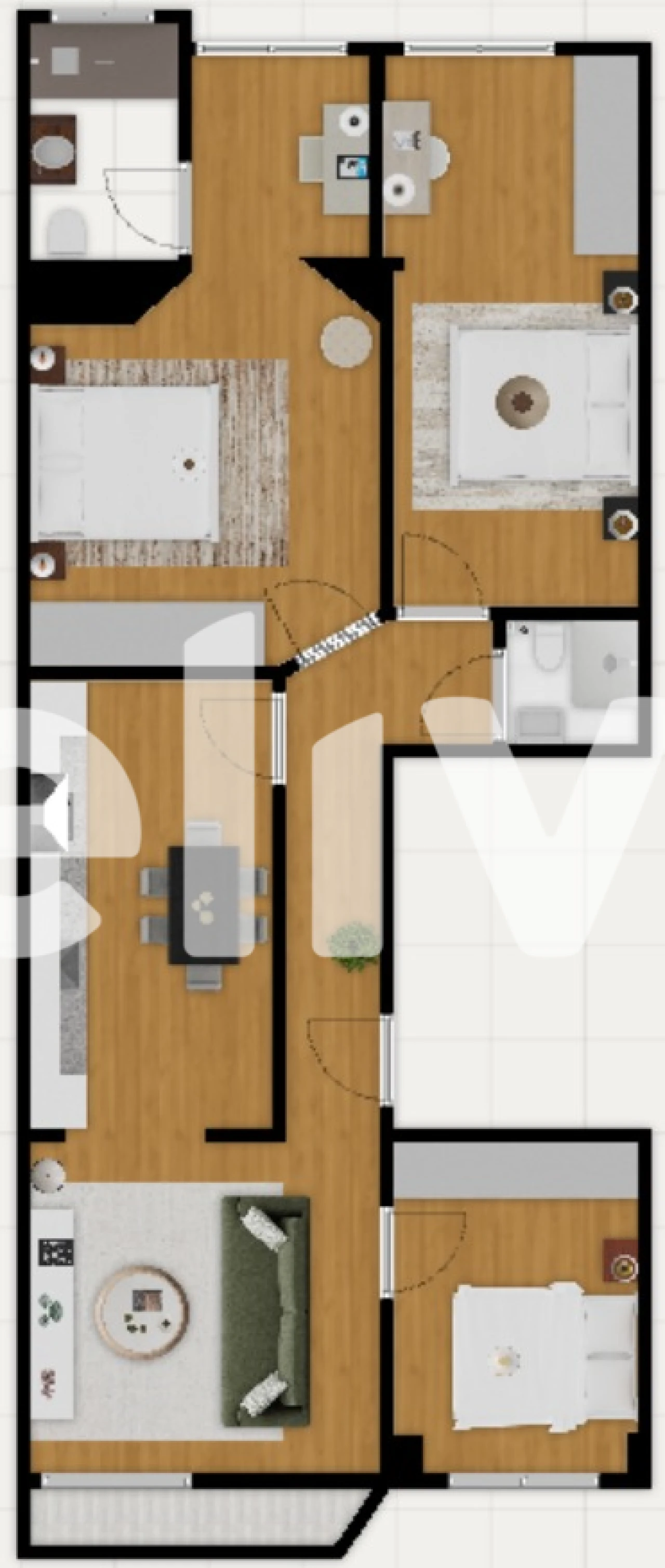 Apartamento T3 para Venda em São Vicente Foto 24