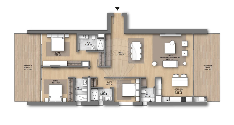 Apartamento T3 para Venda em Algés, Linda-A-Velha e Cruz Quebrada-Dafundo Foto 11