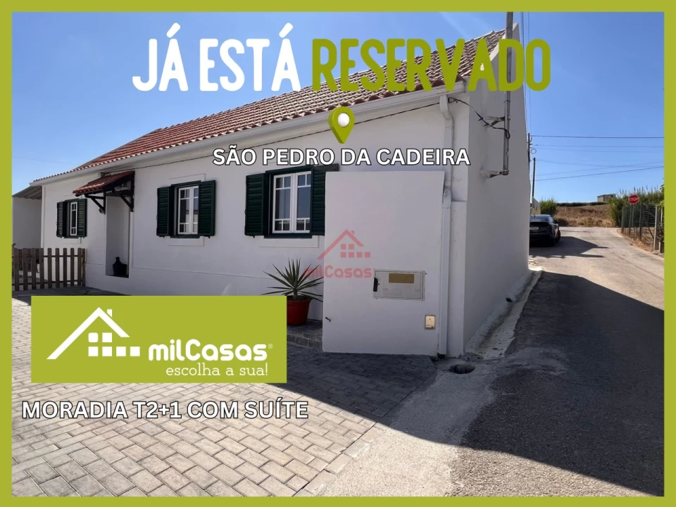Moradia T2 para Venda em São Pedro da Cadeira Foto 1