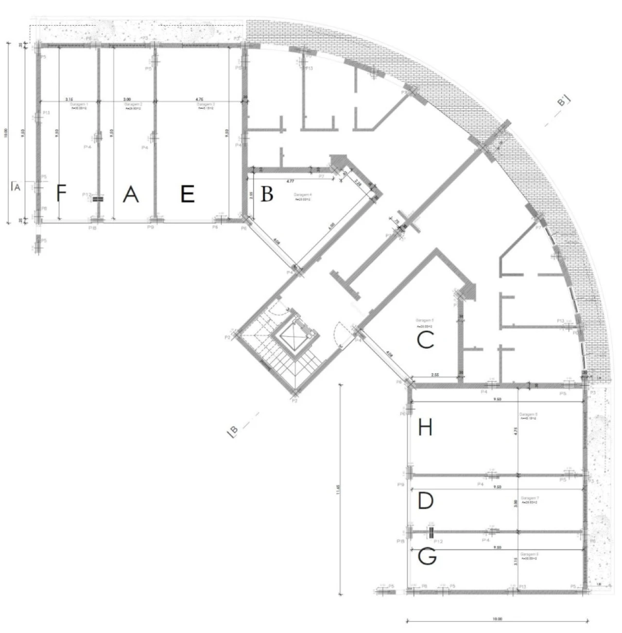 Apartamento T2 para Venda em Lagos (São Sebastião e Santa Maria) Planta 2