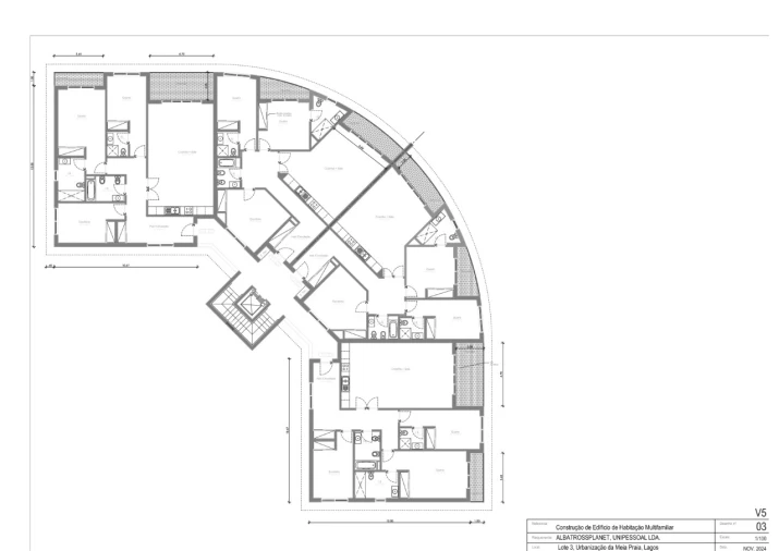 Apartamento T2 para Venda em Lagos (São Sebastião e Santa Maria) Planta 1