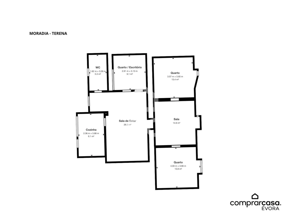 Moradia T3 para Venda em Terena (São Pedro) Foto 6