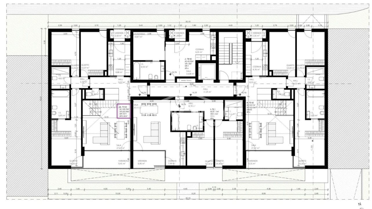 Apartamento T3 para Venda em Gafanha da Boa Hora Foto 12