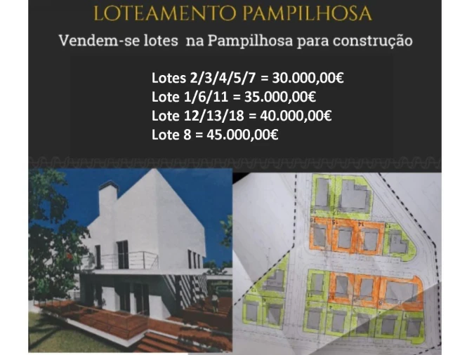 Terreno para Venda em Pampilhosa