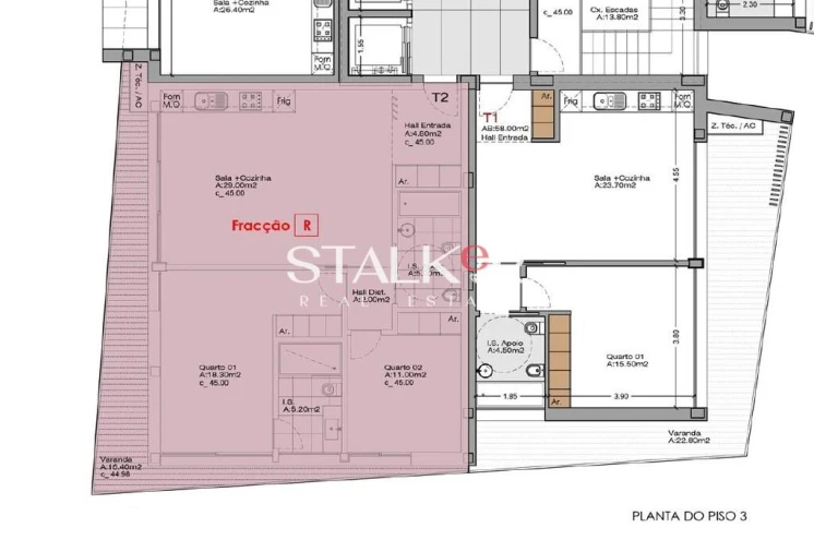 Apartamento T2 para Venda em São Felix da Marinha Foto 30