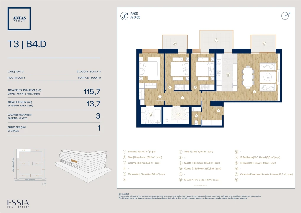 Apartamento T3 para Venda em Campanhã Foto 21