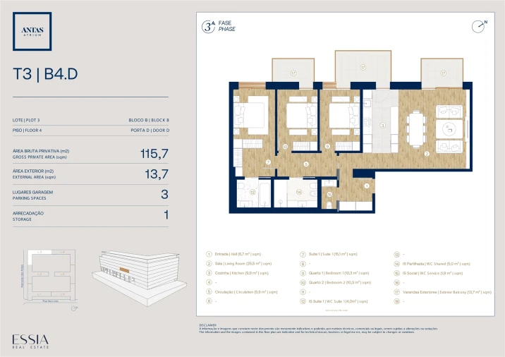 Apartamento T3 para Venda em Campanhã Foto 21