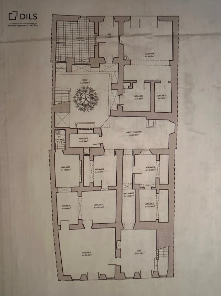 Moradia T6 para Venda em Fronteira Planta 1