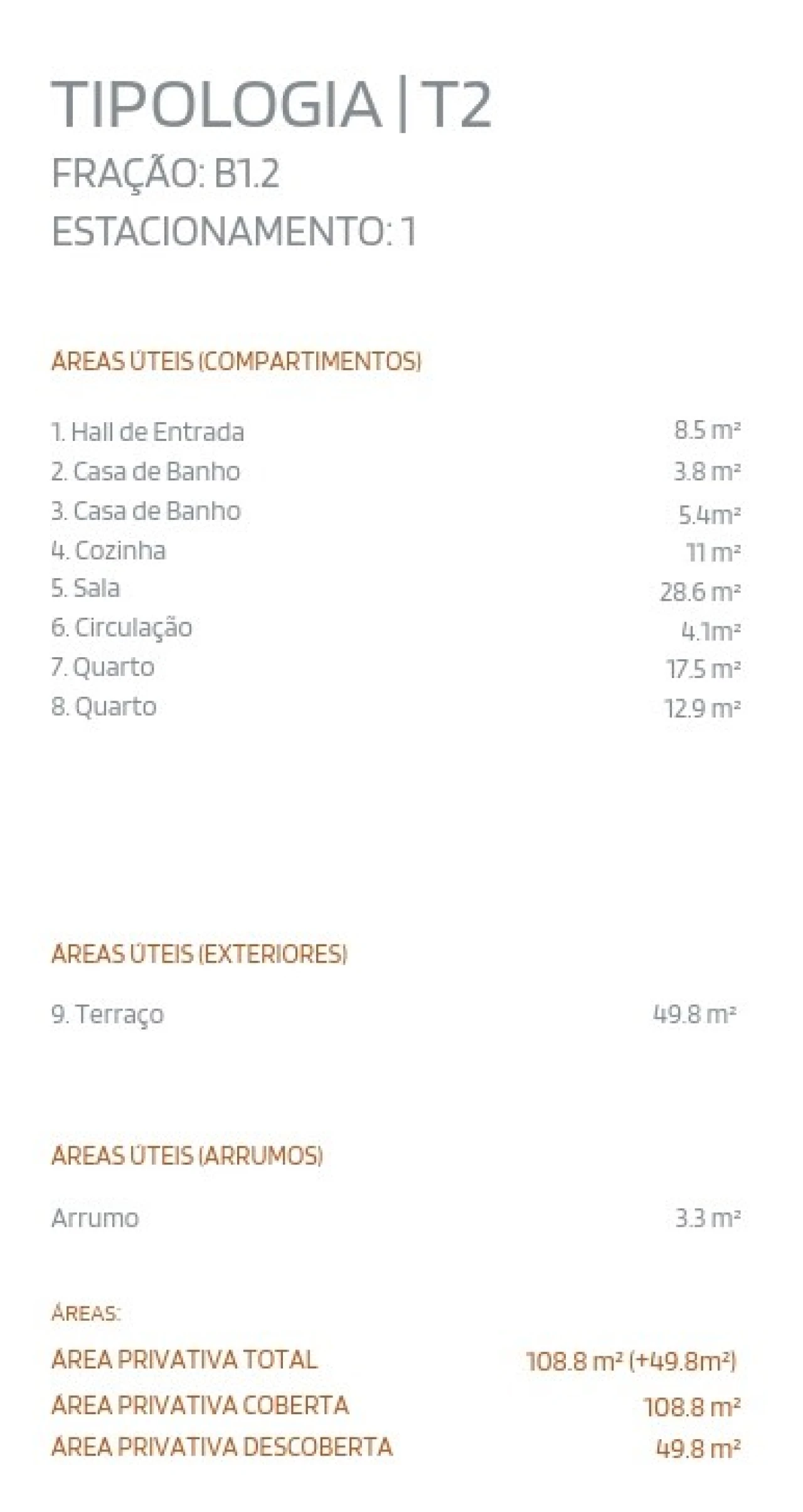 Apartamento T2 para Venda em Cedofeita, Santo Ildefonso, Sé, Miragaia, São Nicolau e Vitória Planta 2