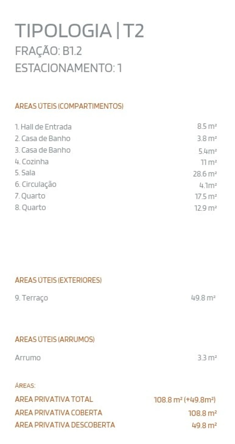Apartamento T2 para Venda em Cedofeita, Santo Ildefonso, Sé, Miragaia, São Nicolau e Vitória Planta 2