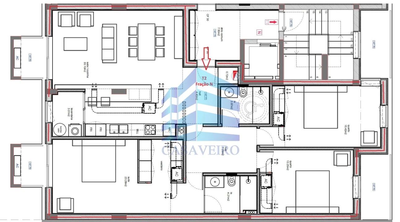 Apartamento T3 para Venda em São Bernardo Foto 9