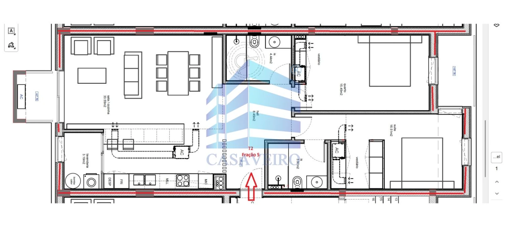 Apartamento T2 para Venda em São Bernardo Foto 20