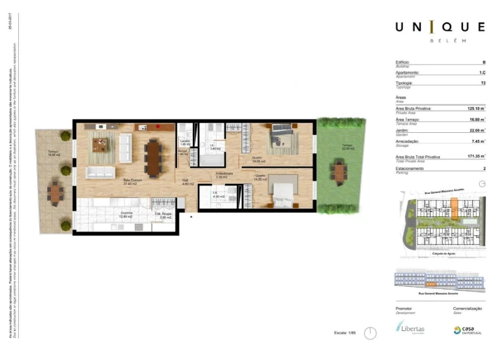 Apartamento T2 para Venda em Belém Foto 22