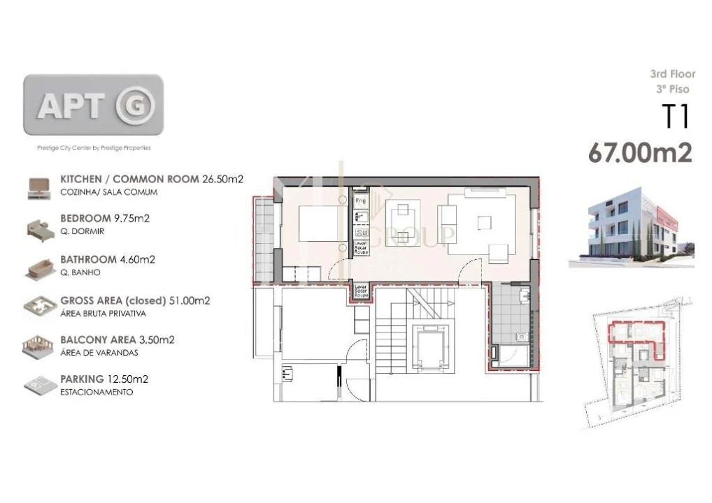 Apartamento T1 para Venda em Machico Foto 11