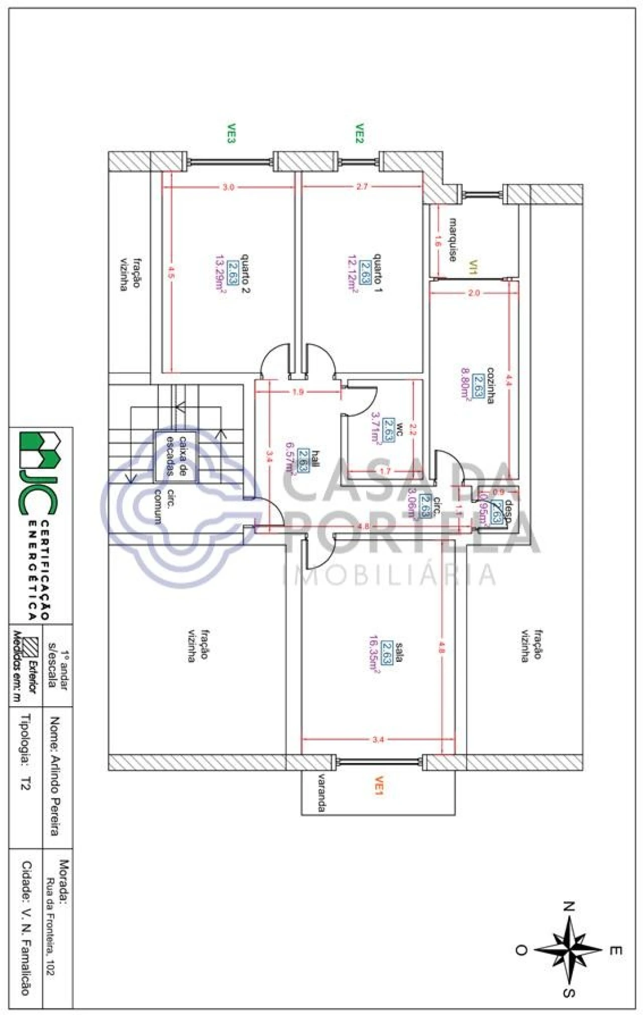 Apartamento T2 para Venda em Vila Nova de Famalicão e Calendário Foto 25