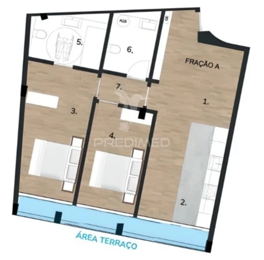 Apartamento T2 para Venda em Sines Foto 2