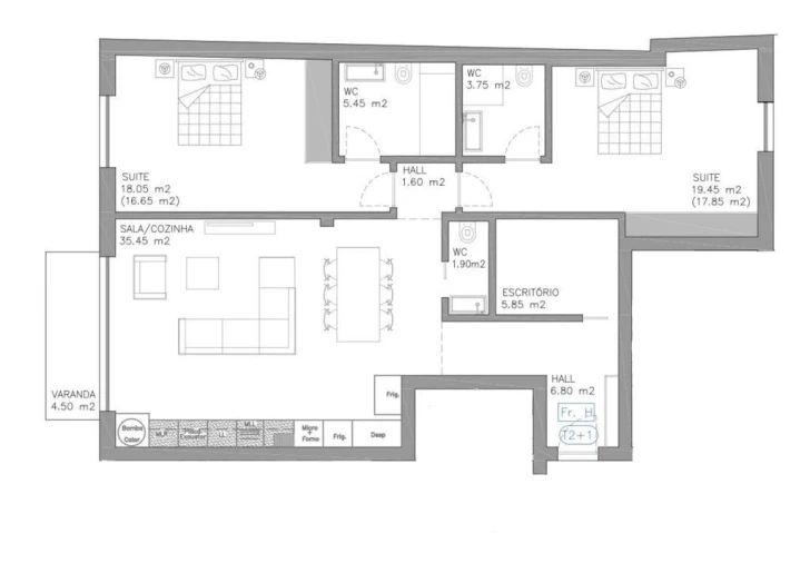Apartamento T2 para Venda em Esgueira Foto 11