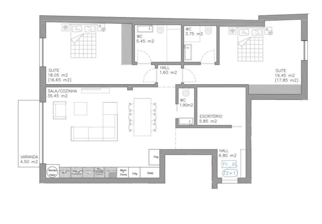 Apartamento T2 para Venda em Esgueira Foto 11