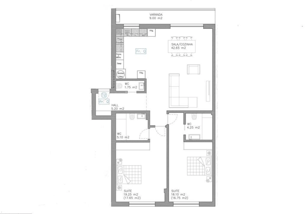 Apartamento T2 para Venda em Esgueira Foto 15