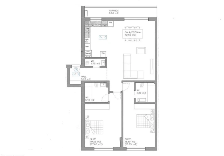 Apartamento T2 para Venda em Esgueira Foto 15