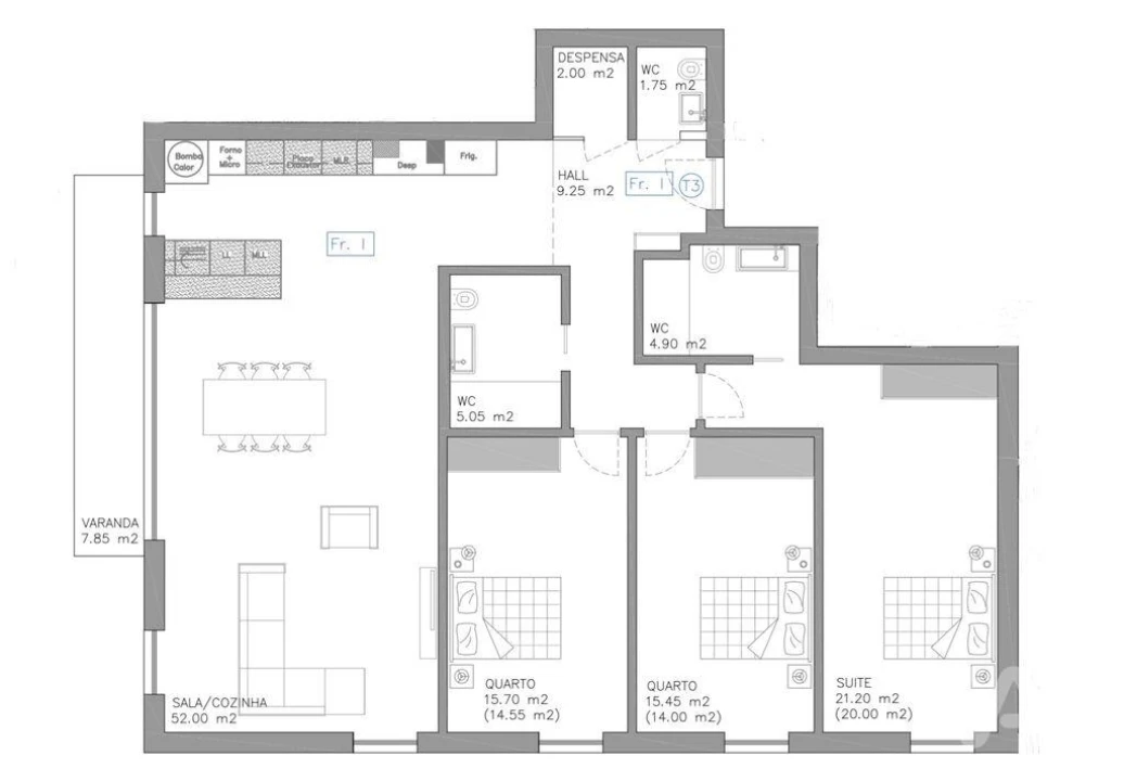 Apartamento T3 para Venda em Esgueira Foto 15