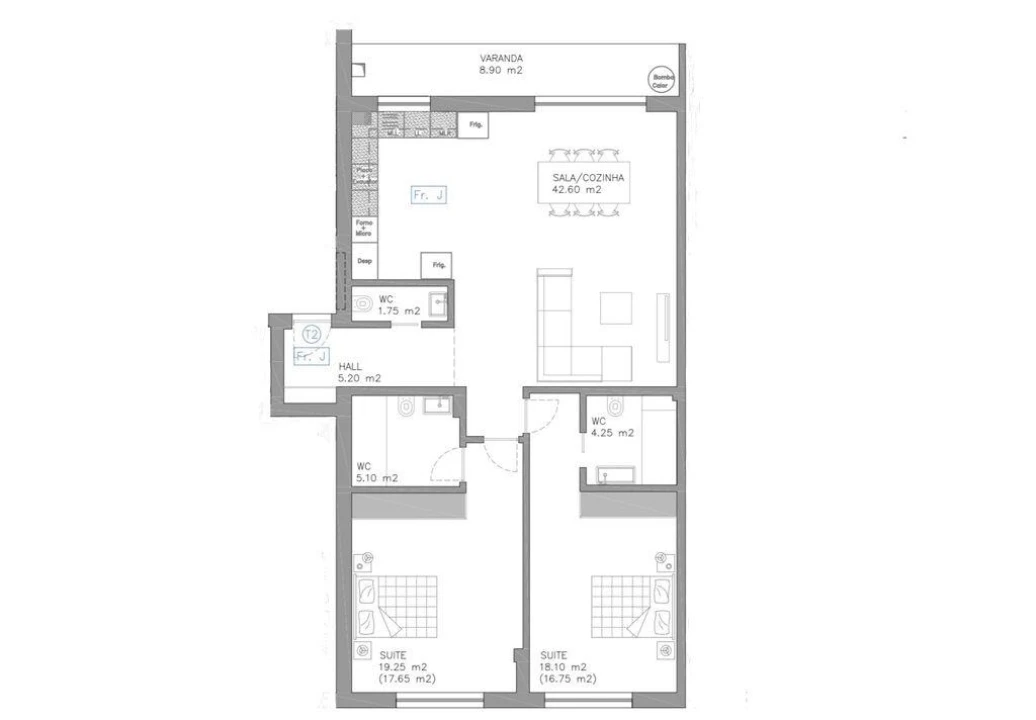 Apartamento T2 para Venda em Esgueira Foto 16