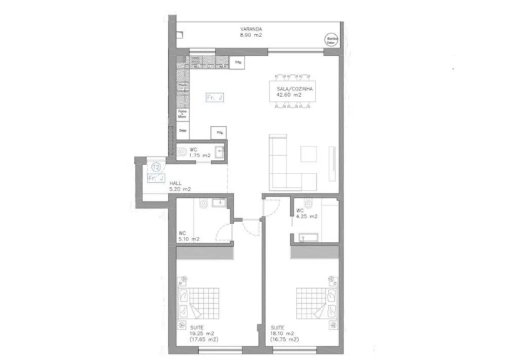 Apartamento T2 para Venda em Esgueira Foto 16