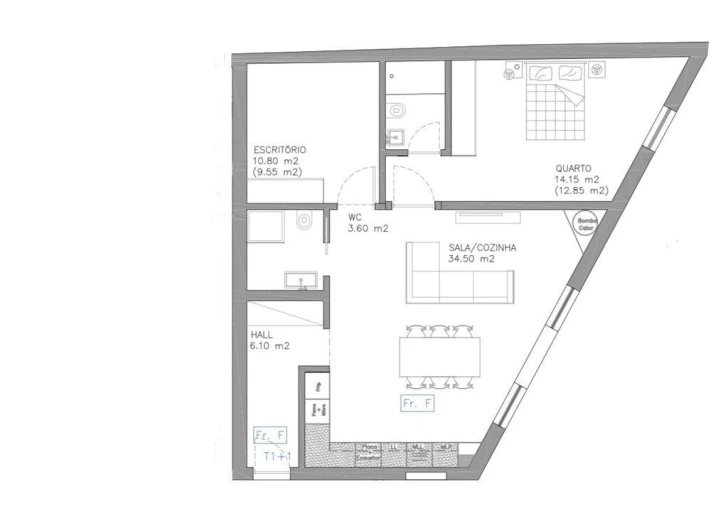 Apartamento T1 para Venda em Esgueira Foto 8