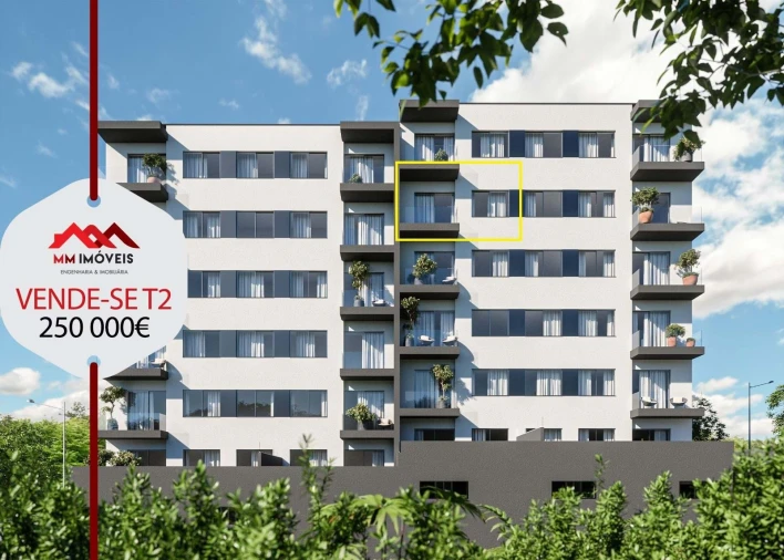 Apartamento T2 para Venda em Fânzeres e São Pedro da Cova Foto 1